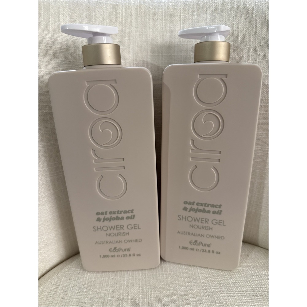 CIROA TWIN PACK! Oat Extract & Jojoba Oil Nourishing Shower Gel-JUMBO 33 Oz‎ EA